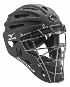 Mizuno Youth Samurai G4 Catcher's Helmet -Baseball Softball Shop 16MIZYSMRG4SMLLCTCTC Black