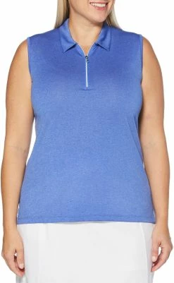 Callaway Women's Heathered ¼-Zip Golf Polo - Extended Sizes