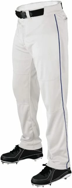 Wilson Men's Relaxed Fit Poly Warp Knit Piped Baseball Pants WTA4332 -Baseball Softball Shop 41VmQWmJgnL. AC SX679