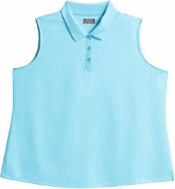 Callaway Women's Printed Sleeveless Golf Polo – Extended Sizes
