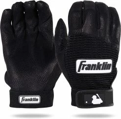 Franklin MLB Pro Classic Adult Batting Gloves - Small - Black