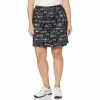 Callaway Women's 18” Stained Glass Floral Golf Skort - Extended Sizes -Baseball Softball Shop CGKBS95W 002 Caviar MODFRT alt1
