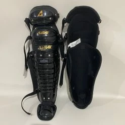 All-Star League Series Baseball Catcher Leg Guards ADULT LG20W-B