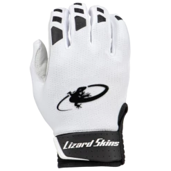 Lizard Skin Komodo V2 Batting Gloves - Diamond White - Youth Large
