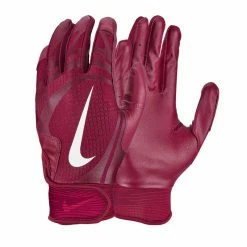 Nike Huarache Edge Batting Gloves - Adult Large - Maroon