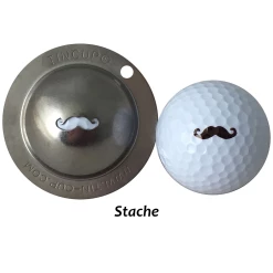 Tin Cup "Stache" Custom Golf Ball Marker
