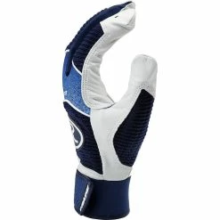 Rawlings WORKHORSE Adult Batting Gloves - 950 Series -Baseball Softball Shop WH950BG NAVY 03