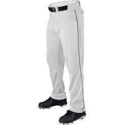 Wilson Men's Relaxed Fit Poly Warp Knit Piped Baseball Pants WTA4332 -Baseball Softball Shop WTA4232Y WHT BLK a97702b8 6a65 4084 87dd a57ba79be967
