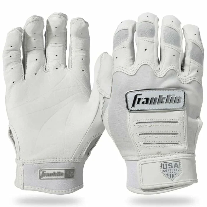 Franklin CFX Women's Batting Gloves - Women's Medium - White 3 Franklin CFX Women's Batting Gloves - Women's Medium - White