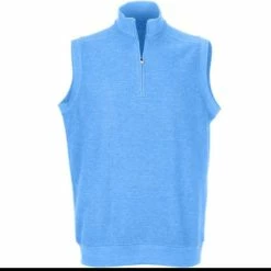 Greg Norman Men's Contemporary Quarter-Zip Golf Vest