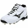 Mizuno Men's 9 Spike Classic G5 Mid Baseball Cleat