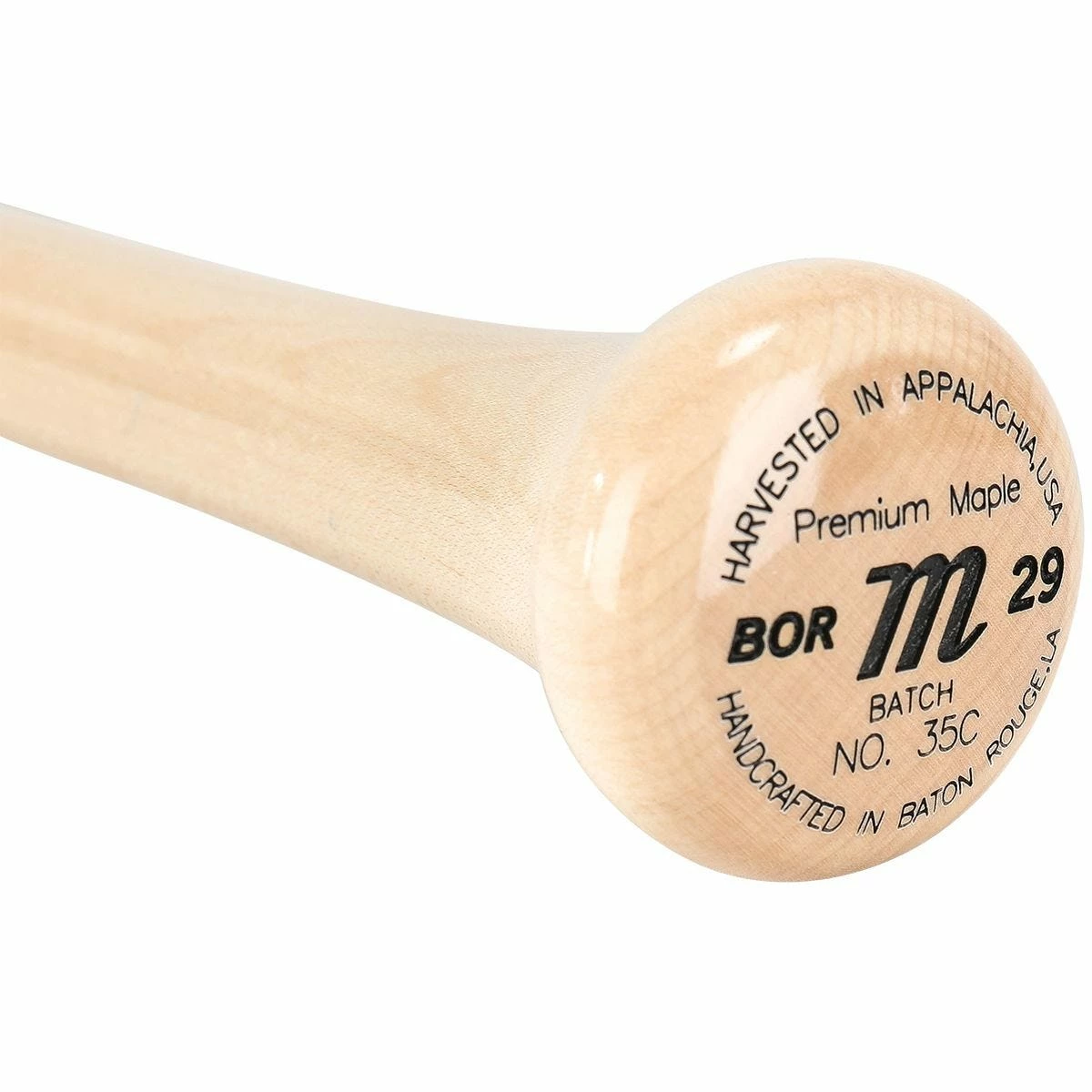 Marucci BOR Pro Model Youth Maple Wood Bat - Natural/Black - 2023 Model 8 Marucci BOR Pro Model Youth Maple Wood Bat - Natural/Black - 2023 Model - Image 6