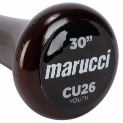 Marucci CU26 Pro Model Youth Maple Wood Bat - Chocolate -Baseball Softball Shop marucci wood bat cu26 pro model youth maple chocolate 2020 inset5