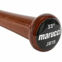 Marucci JB19 Pro Model Maple Wood Bat - Walnut/White - 2023 Model -Baseball Softball Shop marucci wood bat jb19 walnut white 23 inset5