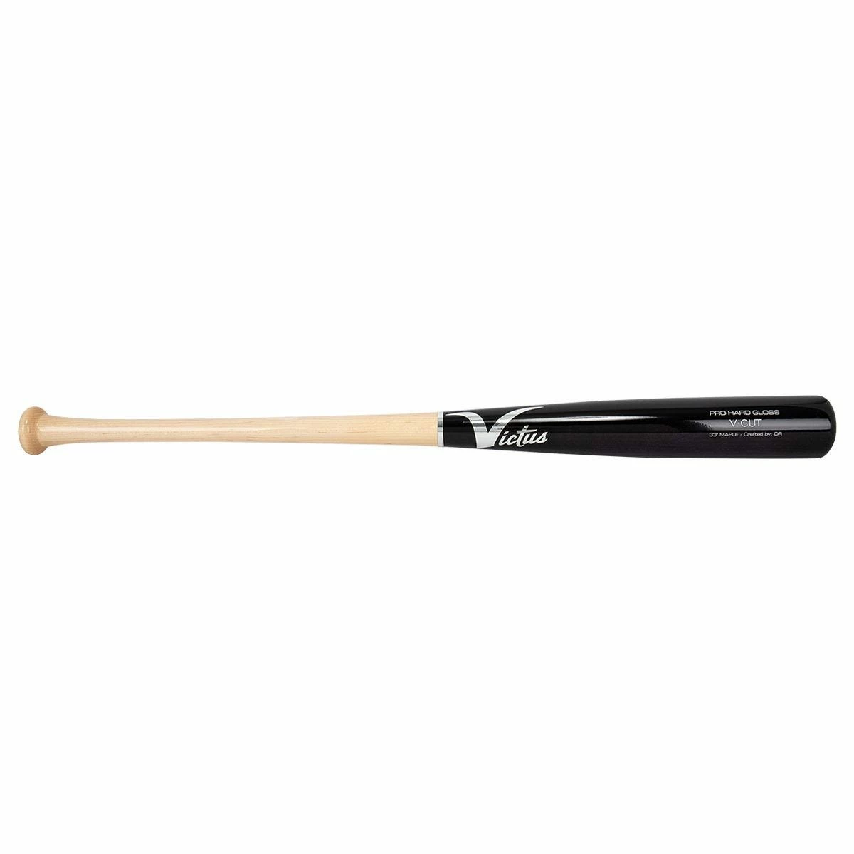 Victus Gloss V-Cut Wood Bat - Natural/Black 4 Victus Gloss V-Cut Wood Bat - Natural/Black - Image 2