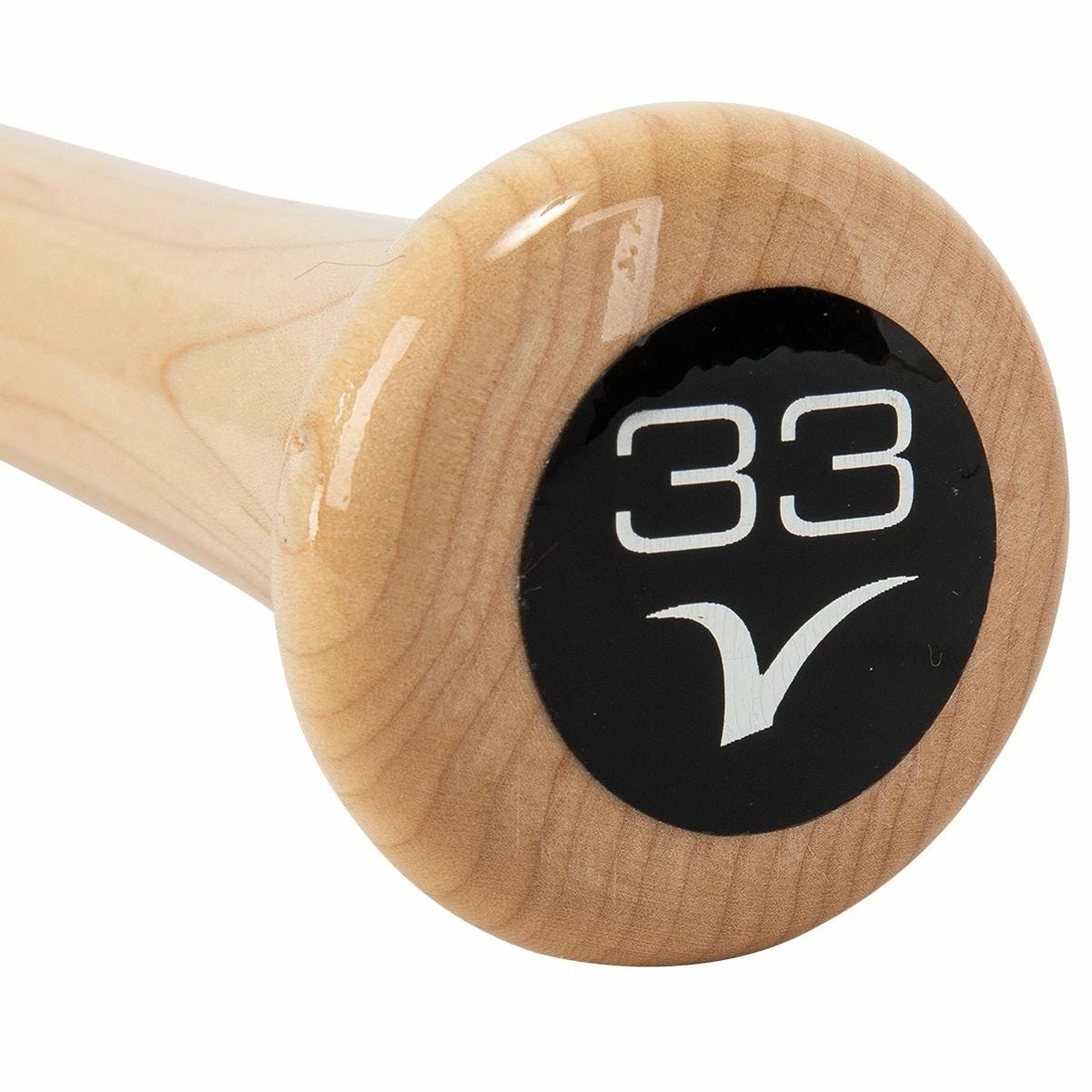 Victus Gloss V-Cut Wood Bat - Natural/Black 8 Victus Gloss V-Cut Wood Bat - Natural/Black - Image 6