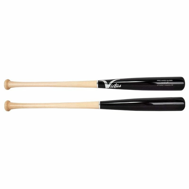 Victus Gloss V-Cut Wood Bat - Natural/Black 3 Victus Gloss V-Cut Wood Bat - Natural/Black